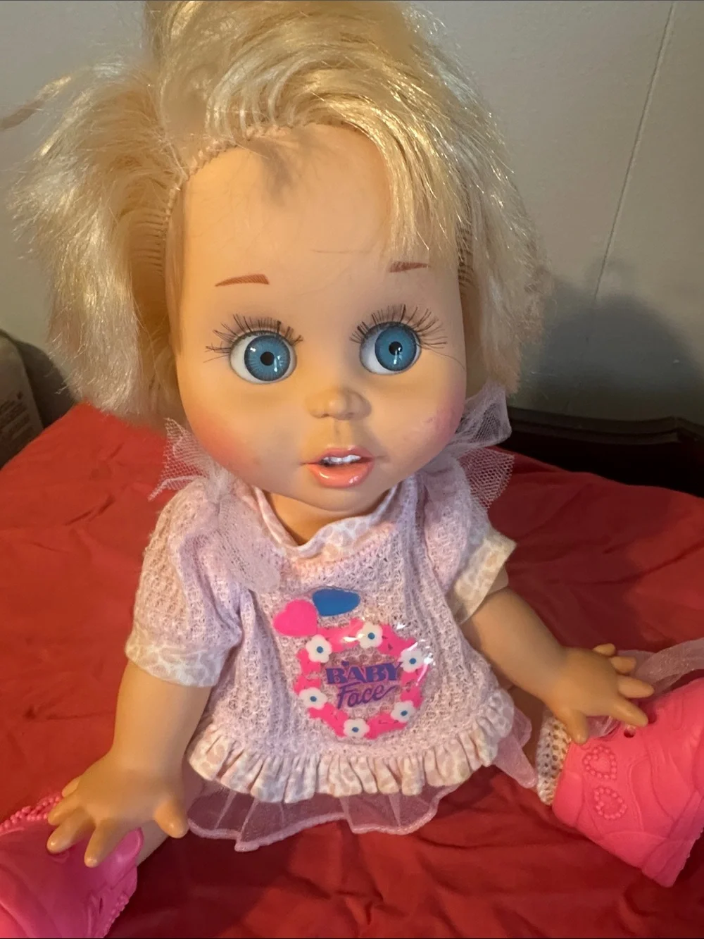 Vintage 1990 Galoob Baby Face Doll #7 SO Innocent Cynthia